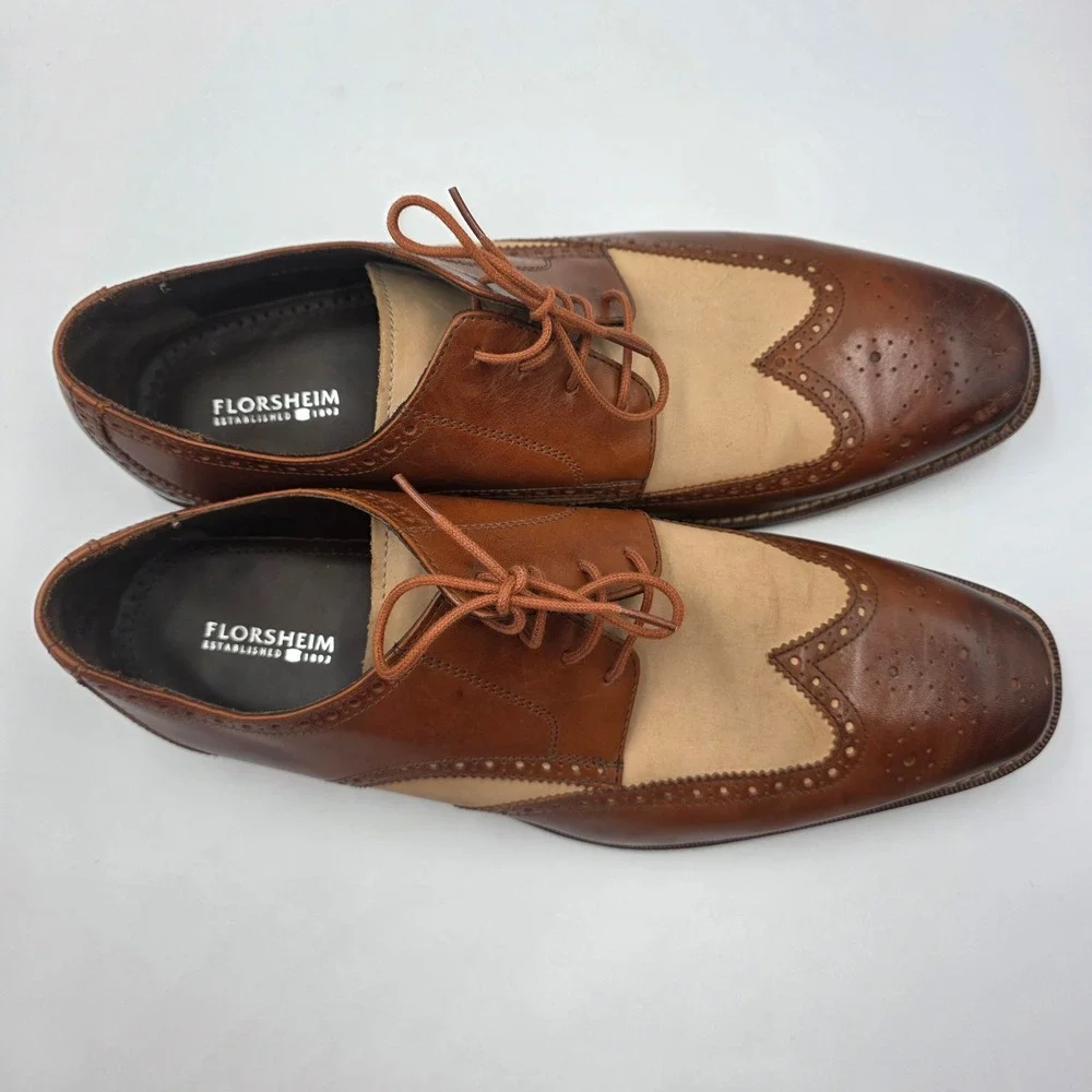 Florsheim wingtip oxfords